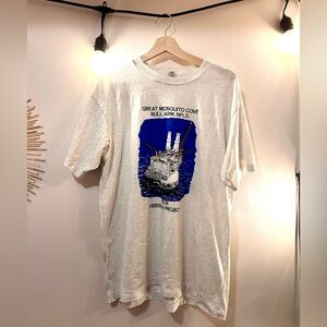 Vintage Great Mosquito Cove Bull Arm Graphic Tee